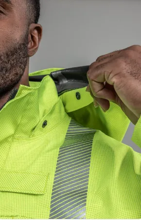 Drifire National Safety Apparel HydroflashJ FR Foul Weather Jacket 30cal CAT 3