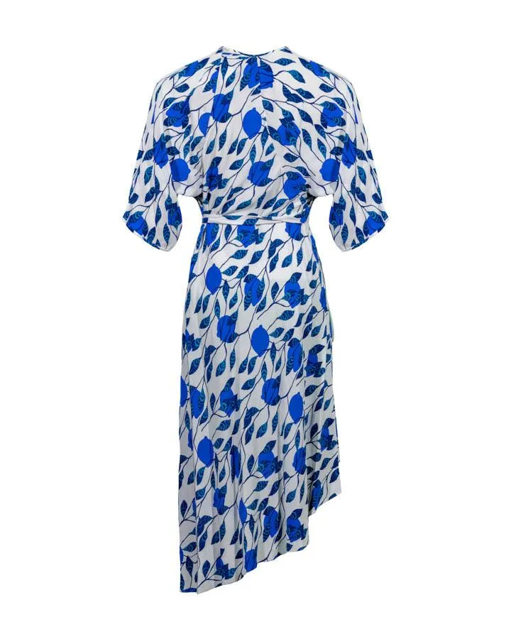 DVF Eloise Faux Wrap Midi Dress