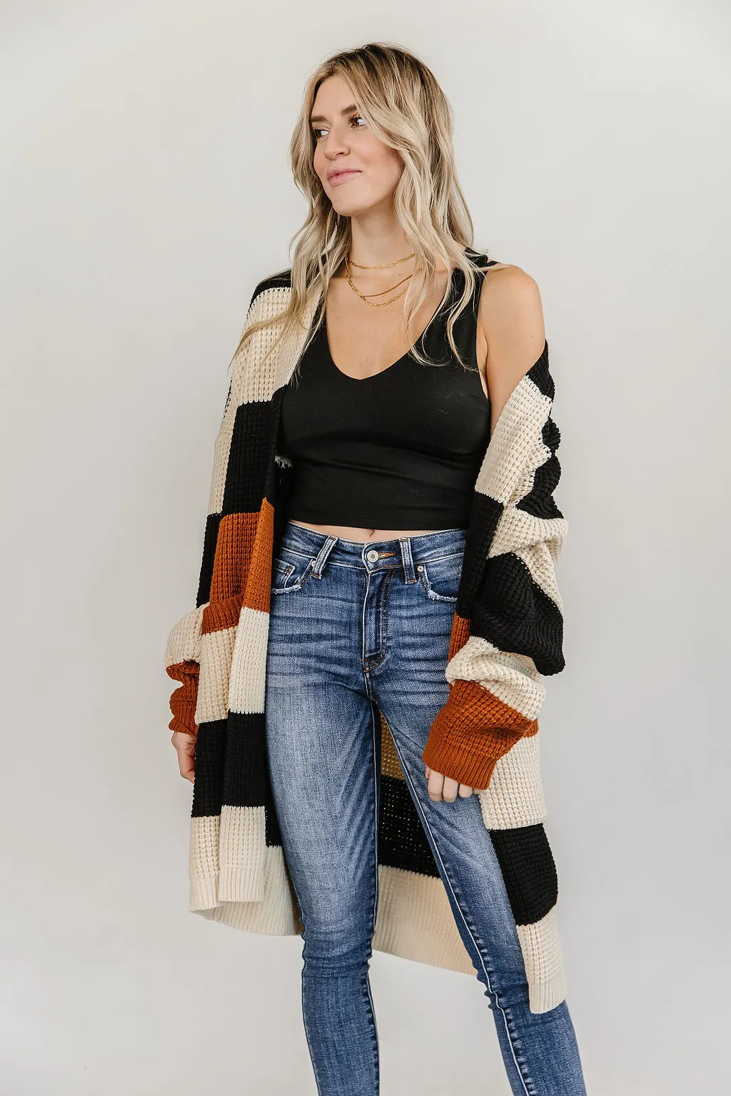 Fall In Love Cardigan (Black)