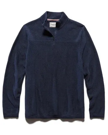 Flag & Anthem Navy 1/2 Zip Henryville Mockneck Sweater