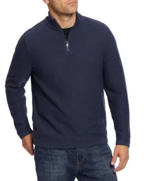 Flag & Anthem Navy 1/2 Zip Henryville Mockneck Sweater