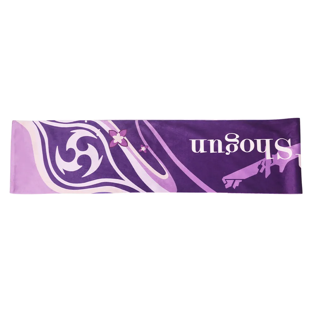 Genshin Impact Raiden Shogun Cosplay Scarf Halloween Carnival Costume Accessories Original Design