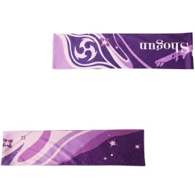 Genshin Impact Raiden Shogun Cosplay Scarf Halloween Carnival Costume Accessories Original Design