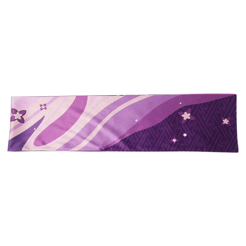 Genshin Impact Raiden Shogun Cosplay Scarf Halloween Carnival Costume Accessories Original Design
