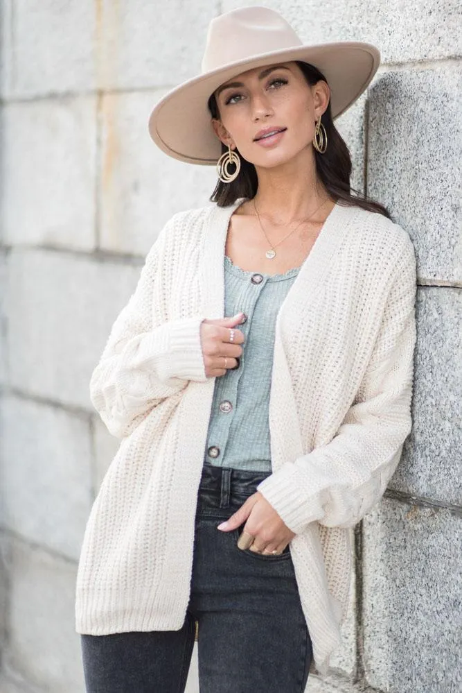 Gretchen Knit Boyfriend Cardigan