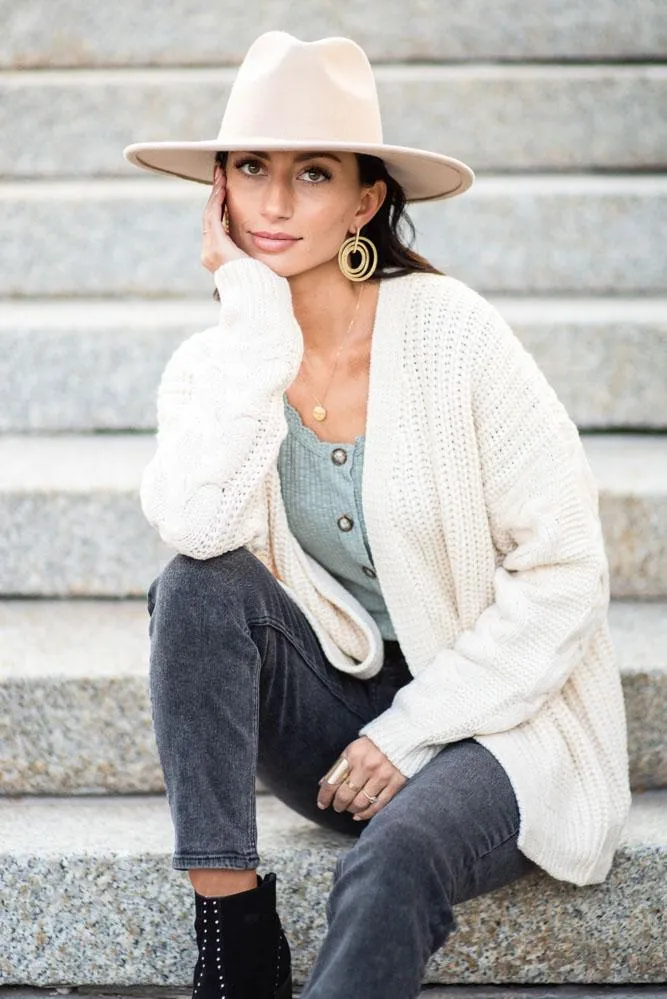 Gretchen Knit Boyfriend Cardigan