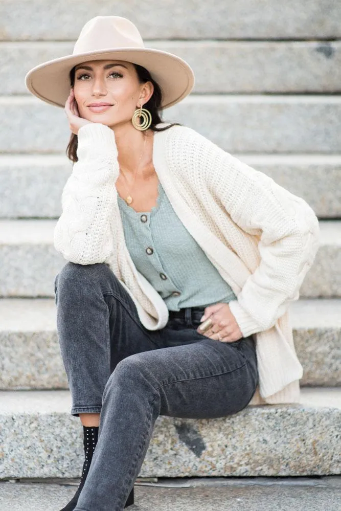 Gretchen Knit Boyfriend Cardigan