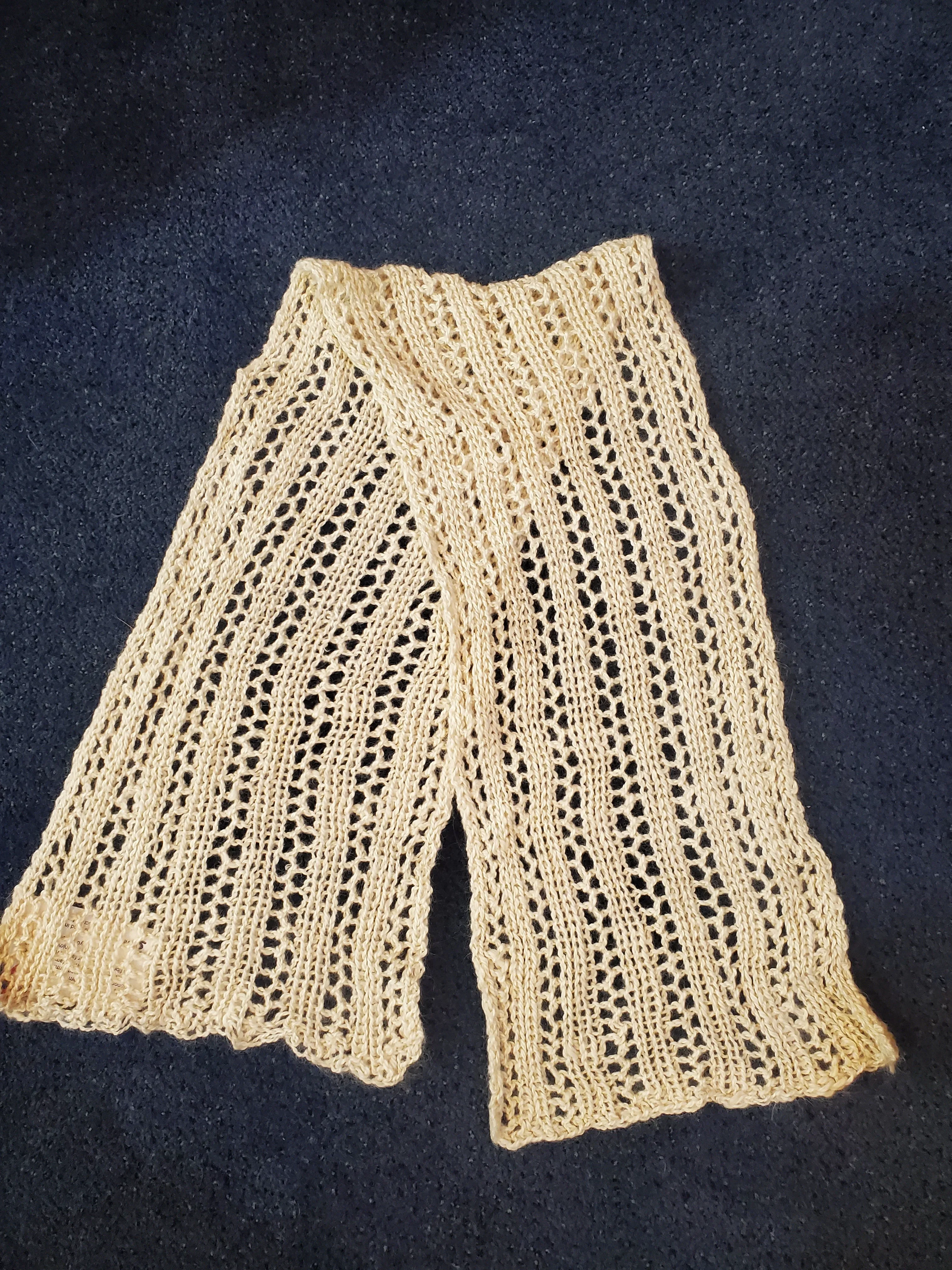 Handknit Alpaca Lace Scarf