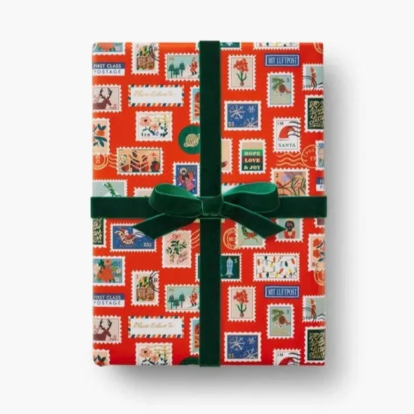 Holiday Stamps Continuous Wrap