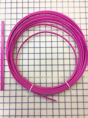 Hoopwire - Single Wire Plastic-Coated Steel 3/8 Inch Raspberry Pink Per 12-Yard Roll