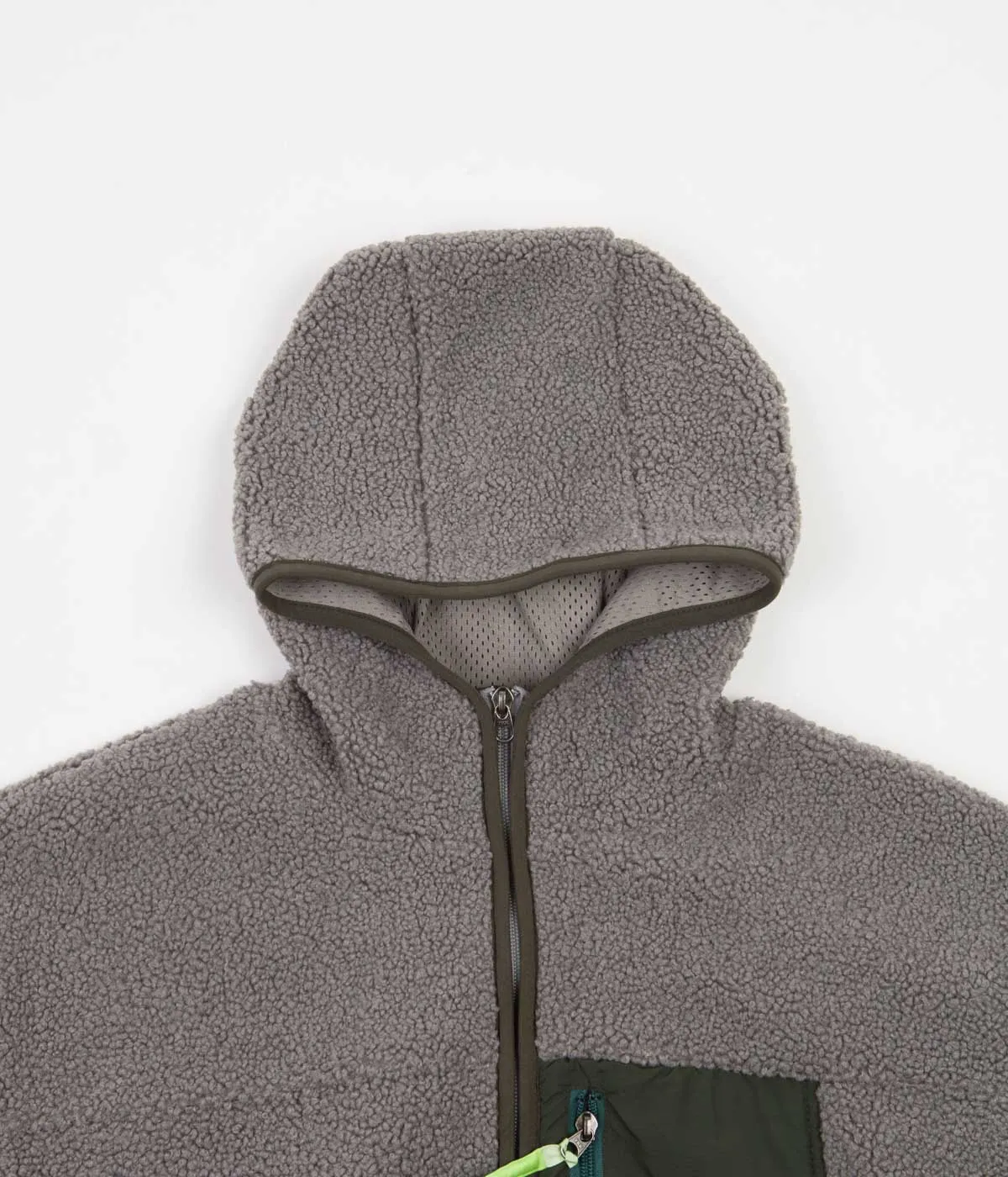HUF Fort Point Sherpa Jacket - Steel Grey