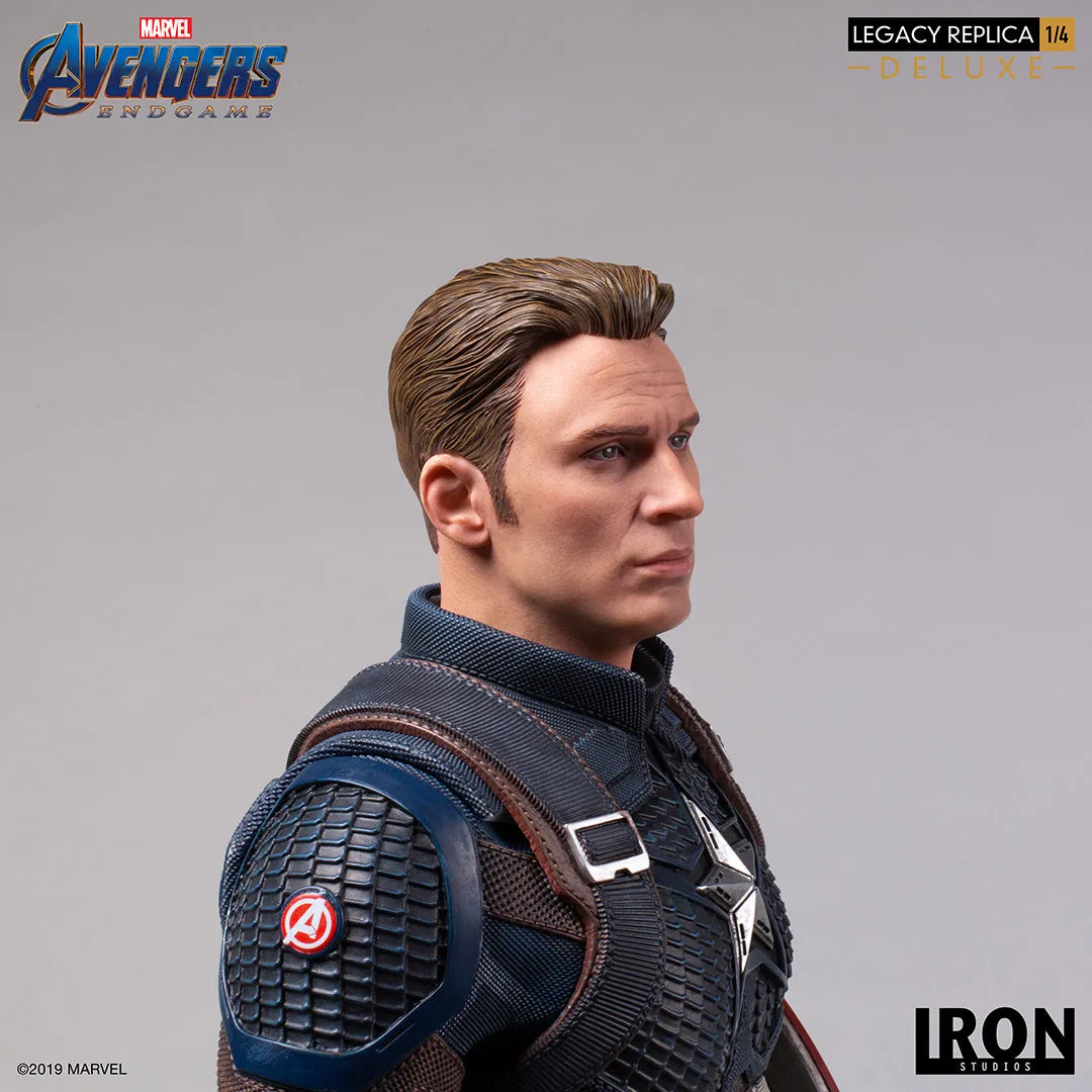 IRON STUDIOS AVENGERS ENDGAME CAPTAIN AMERICA DELUXE LEGACY REPLICA 1/4 MARCAS20219-14