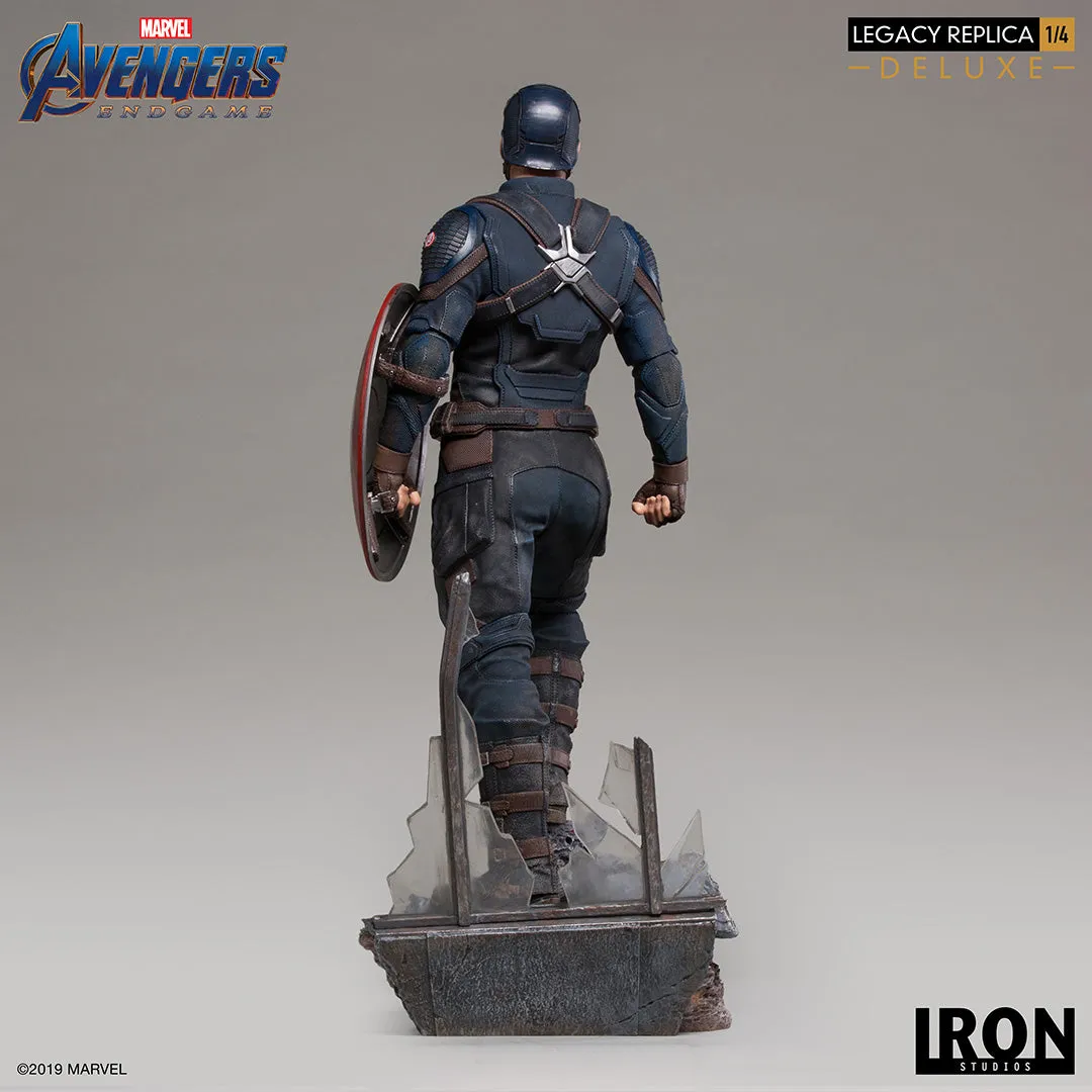 IRON STUDIOS AVENGERS ENDGAME CAPTAIN AMERICA DELUXE LEGACY REPLICA 1/4 MARCAS20219-14