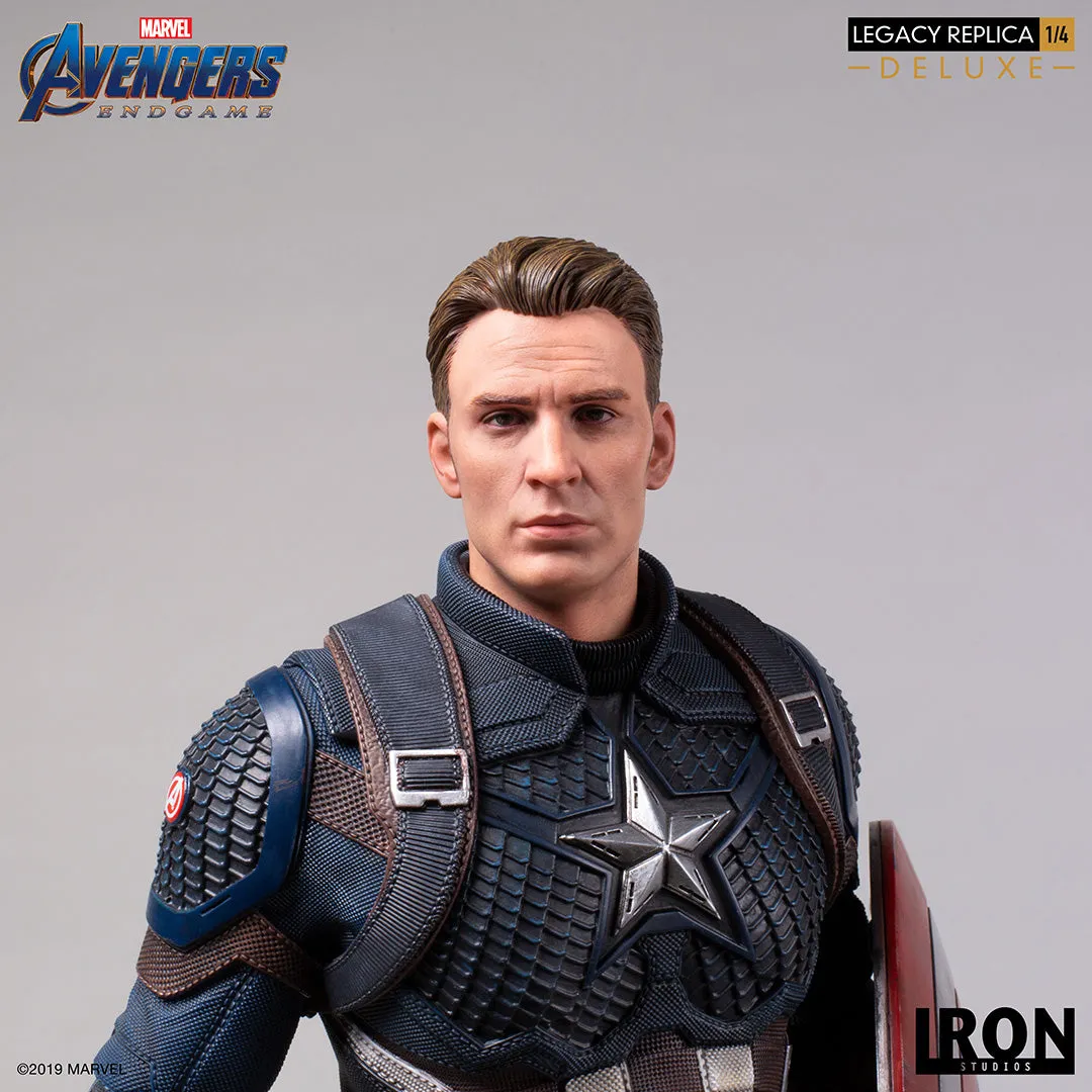 IRON STUDIOS AVENGERS ENDGAME CAPTAIN AMERICA DELUXE LEGACY REPLICA 1/4 MARCAS20219-14