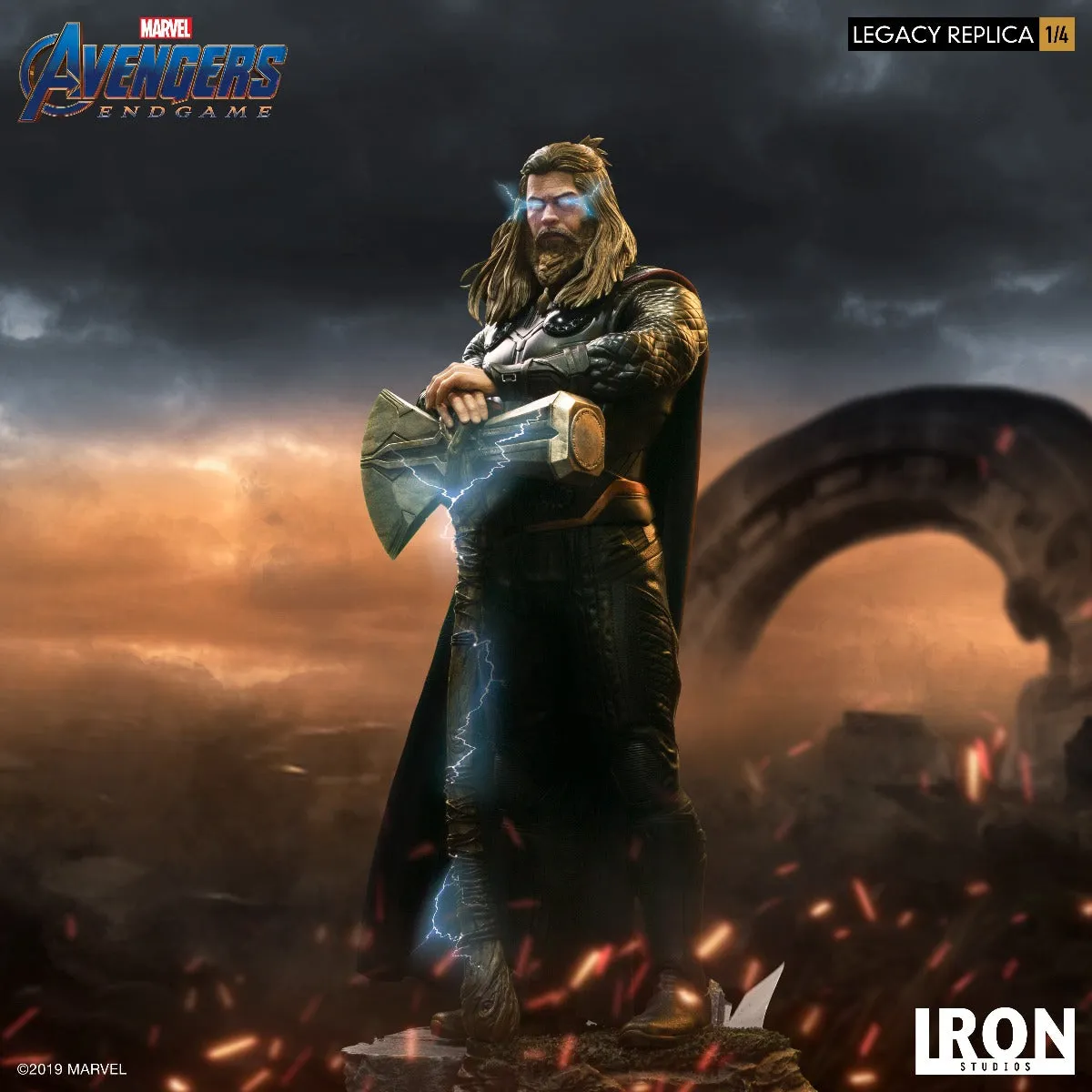 IRON STUDIOS AVENGERS ENDGAME THOR LEGACY REPLICA 1/4 MARCAS20319-14