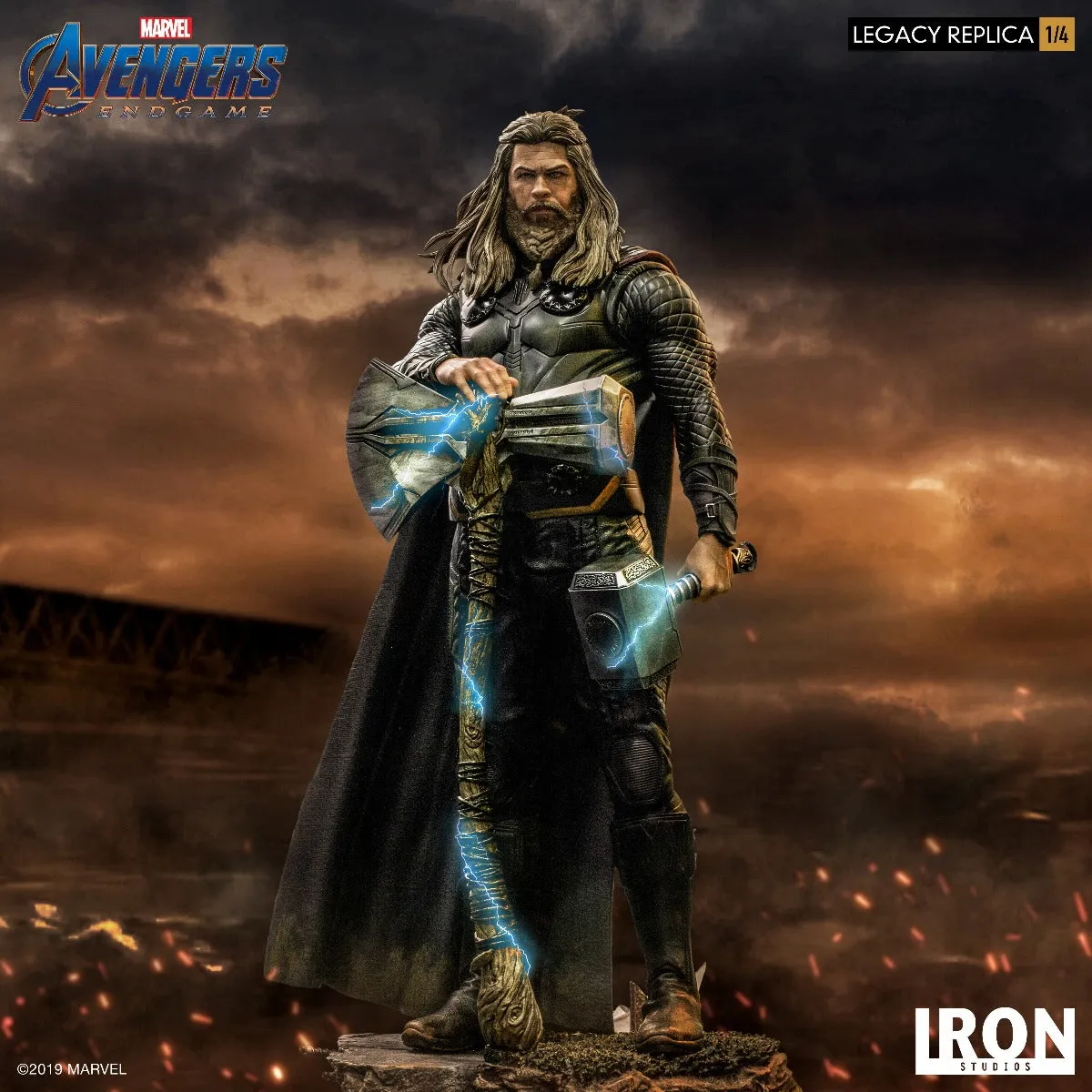 IRON STUDIOS AVENGERS ENDGAME THOR LEGACY REPLICA 1/4 MARCAS20319-14