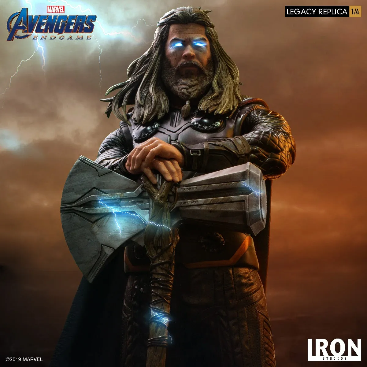 IRON STUDIOS AVENGERS ENDGAME THOR LEGACY REPLICA 1/4 MARCAS20319-14