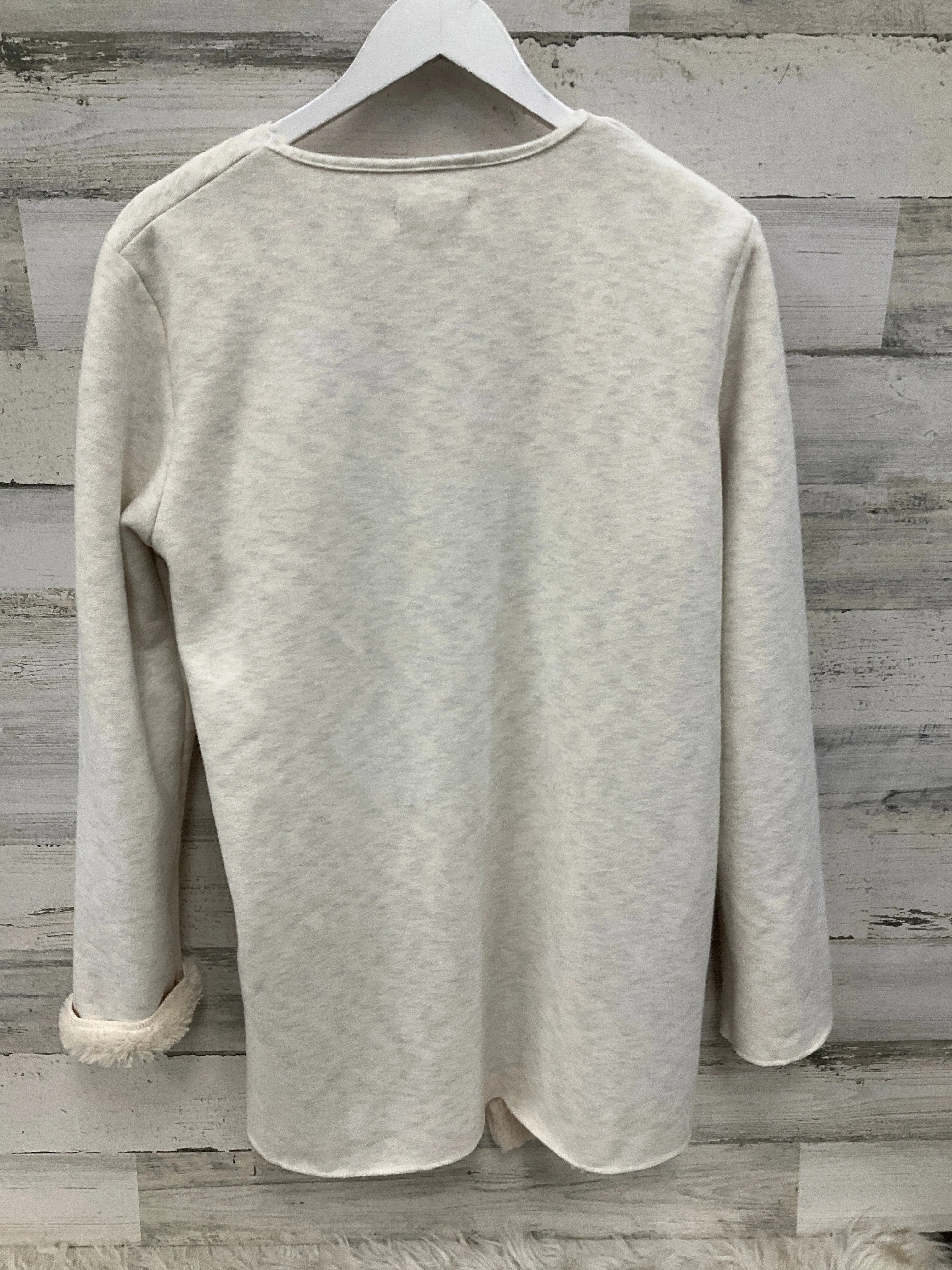 Jacket Faux Fur & Sherpa By Ugg In Ivory, Size: M