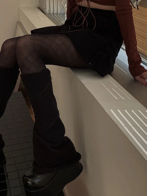 Jfashion y2k girl leg warmer
