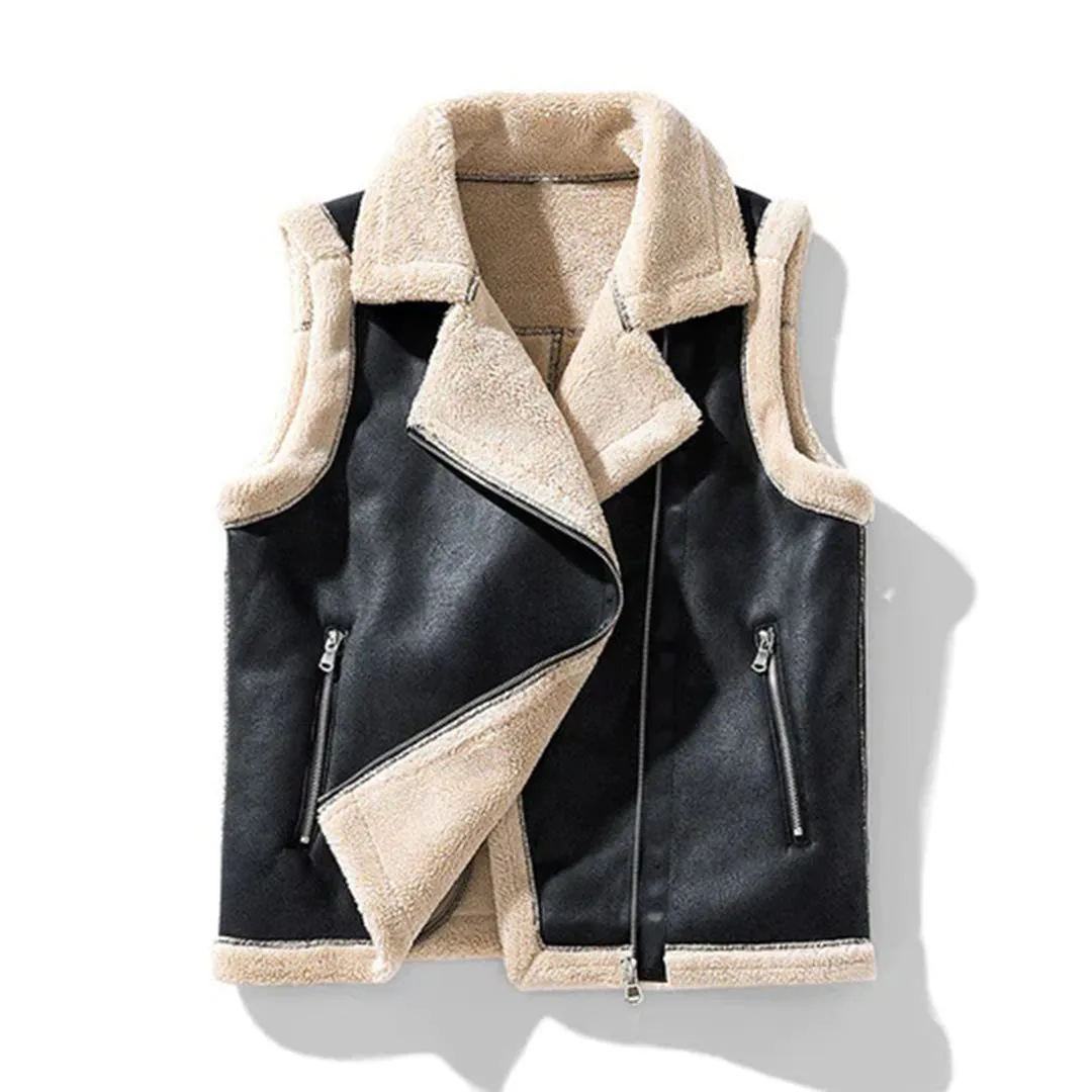 Kaylee | Sherpa warming vest for women