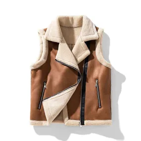 Kaylee | Sherpa warming vest for women