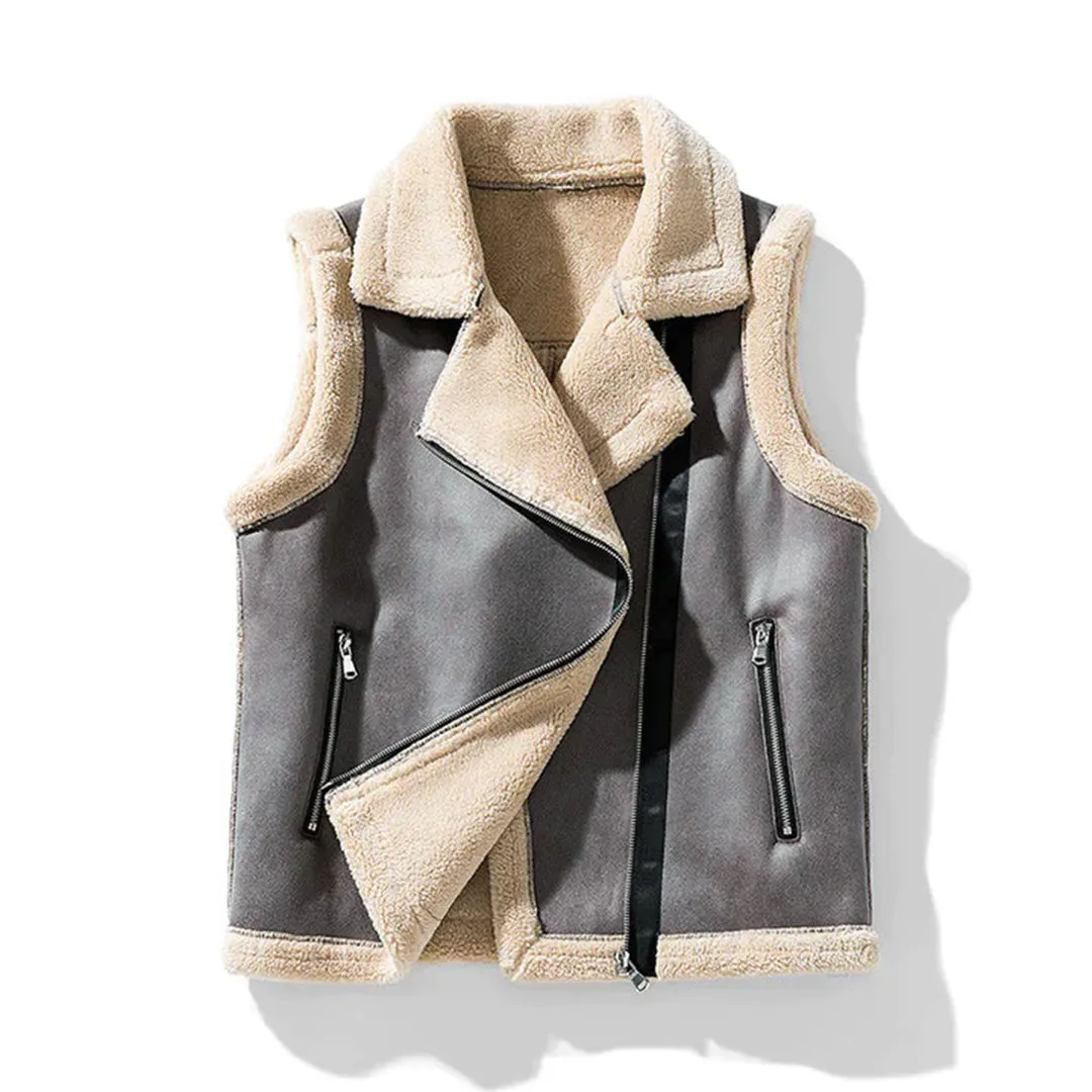 Kaylee | Sherpa warming vest for women