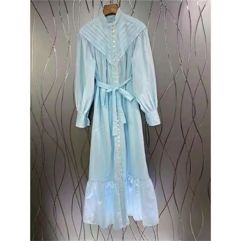 KittenAlarm - Daria Bishop Sleeves Maxi Dress