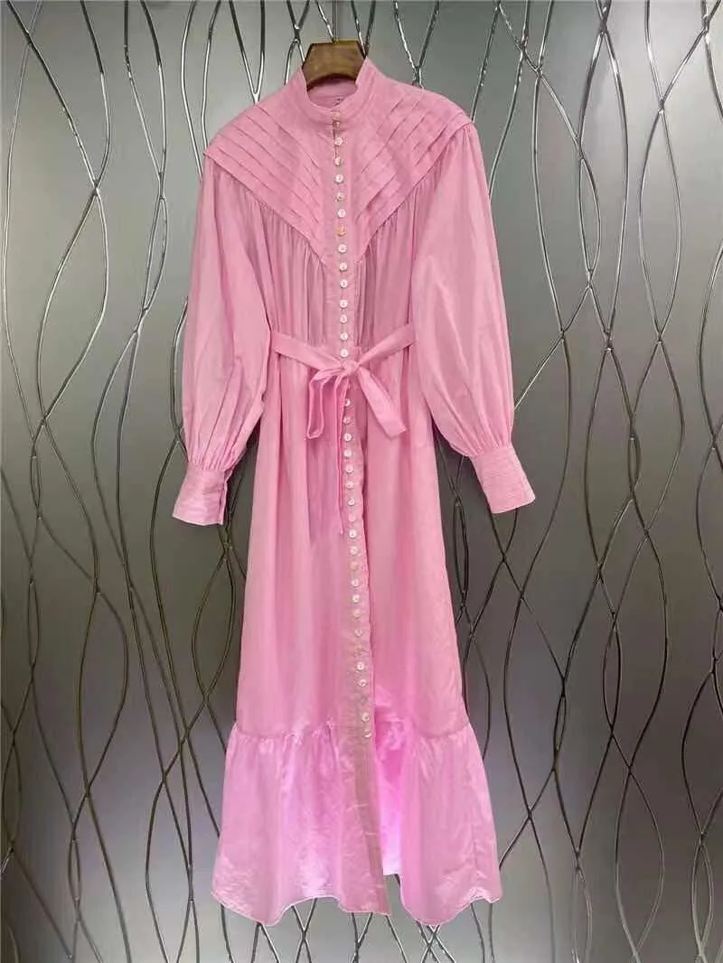 KittenAlarm - Daria Bishop Sleeves Maxi Dress