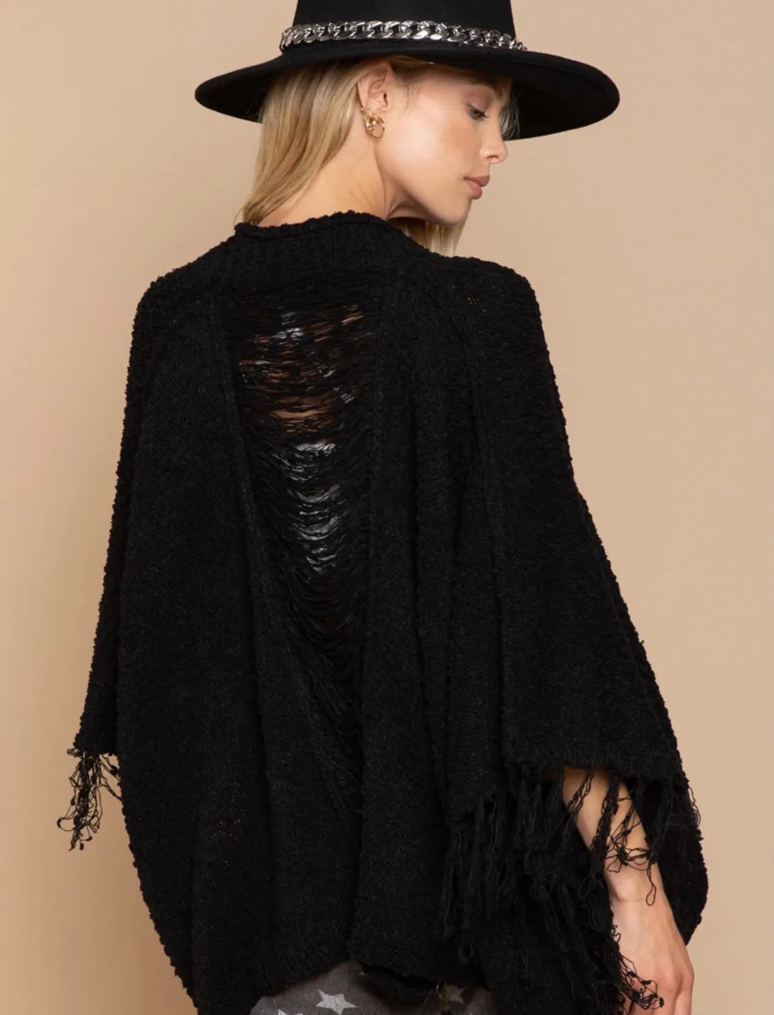 Laser cute poncho