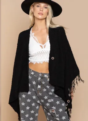 Laser cute poncho
