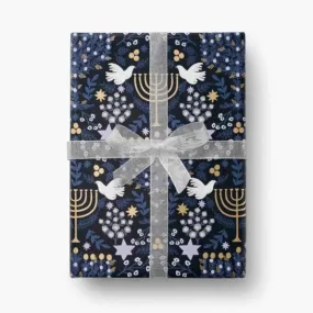Laurel Menorah Continuous Wrap
