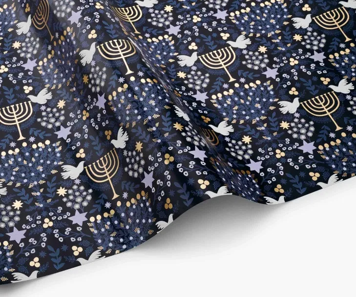 Laurel Menorah Continuous Wrap