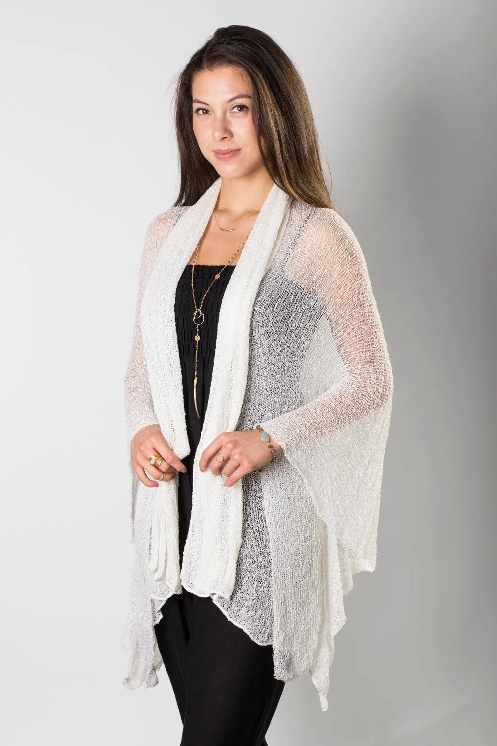 Lightweight Knit Long Cardigan