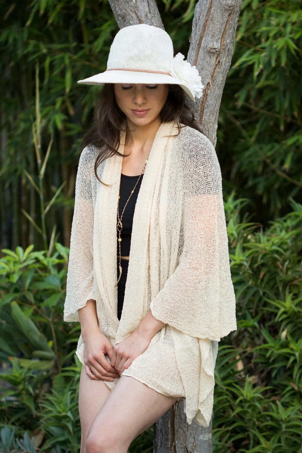 Lightweight Knit Long Cardigan