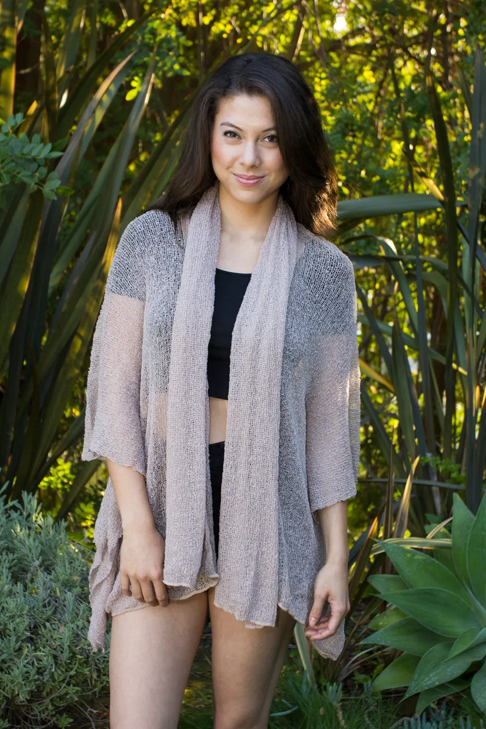 Lightweight Knit Long Cardigan