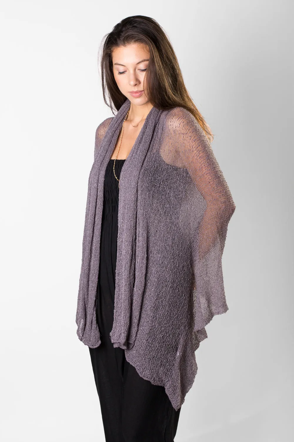 Lightweight Knit Long Cardigan