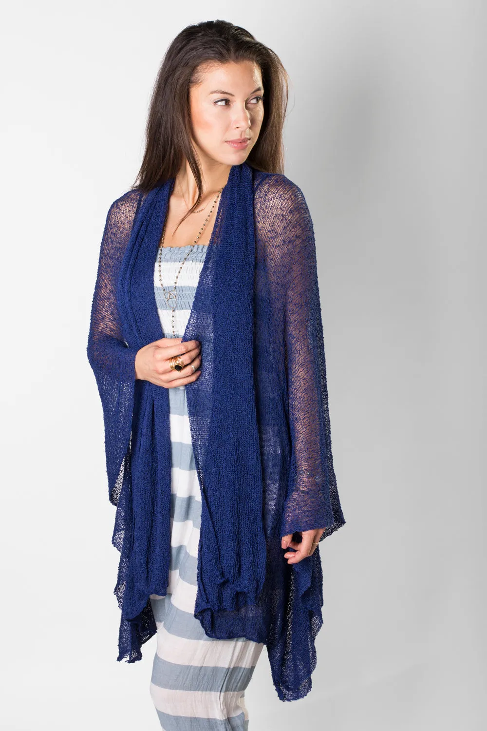 Lightweight Knit Long Cardigan