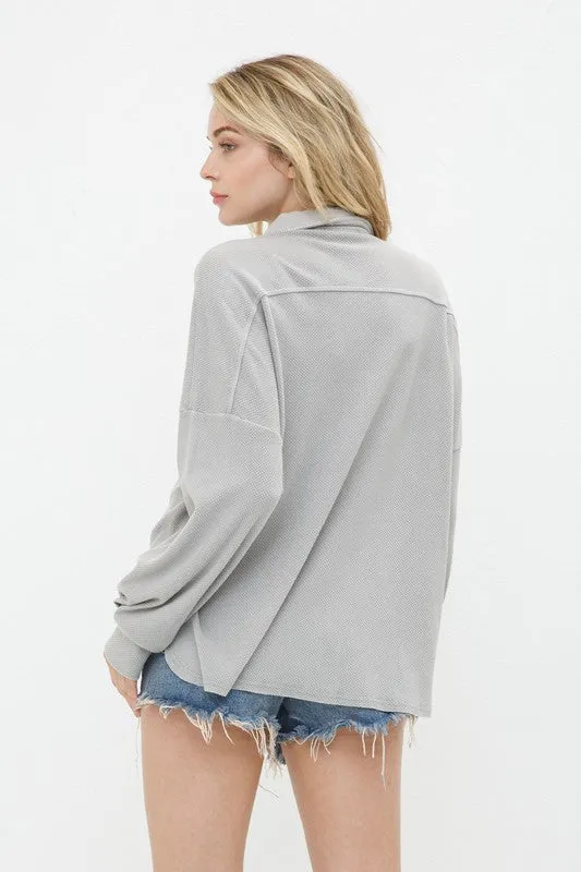 Lindsey Shacket (Heather Grey)