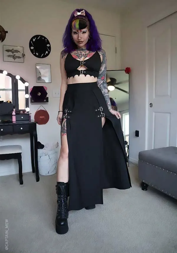 M-Line | BUCKLE SKIRT