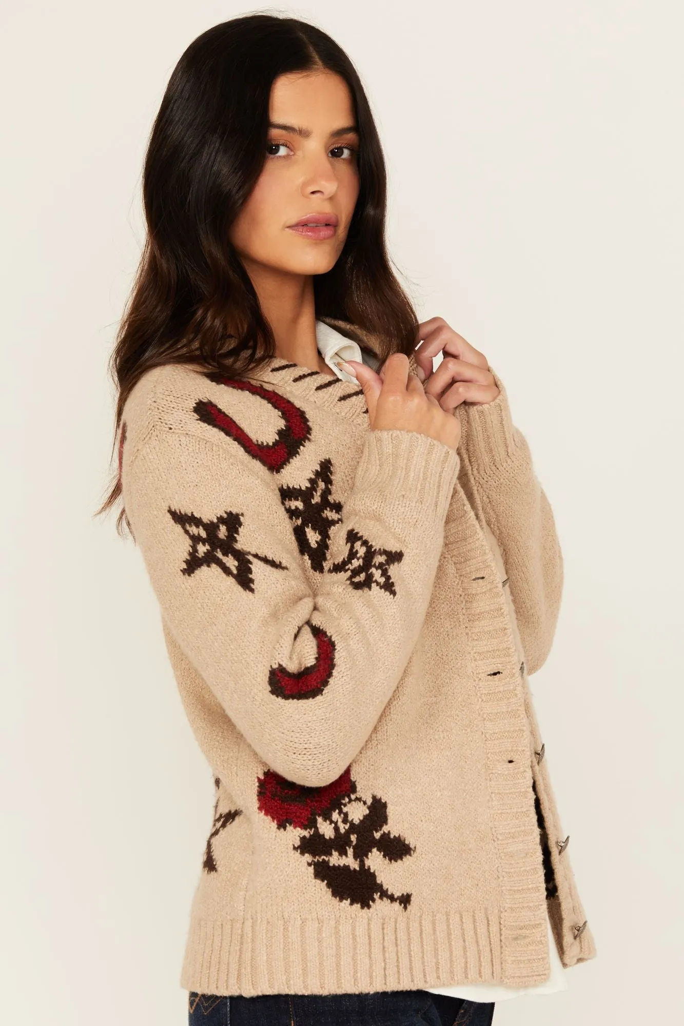 Malta Western Button-Down Cardigan