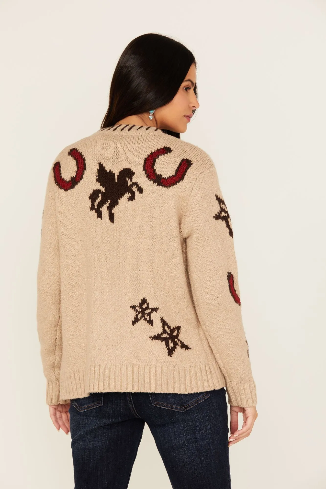 Malta Western Button-Down Cardigan