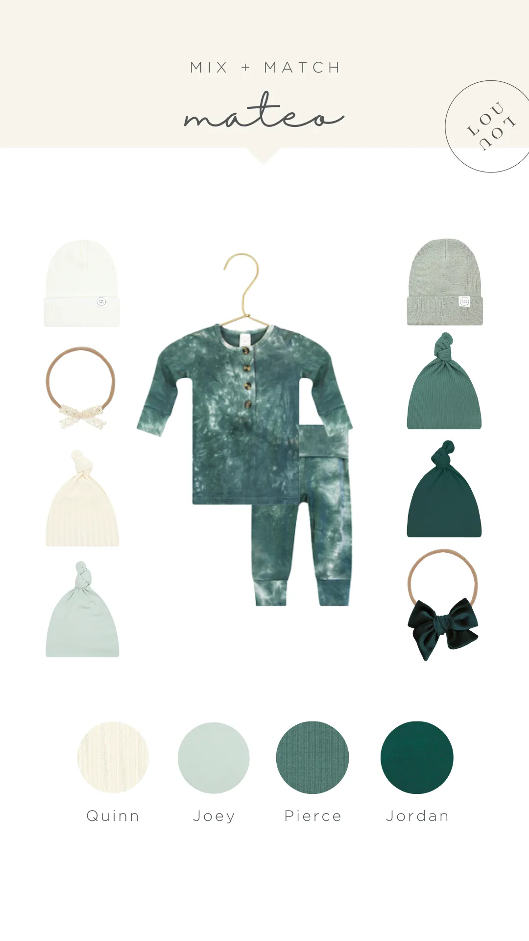 Mateo Newborn Hat Bundle (Top   Bottom)