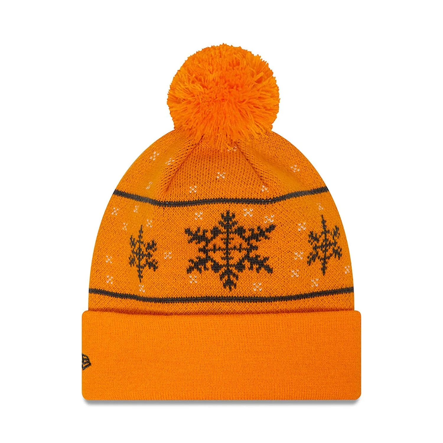 McLaren F1 New Era Limited Edition Snowflake Bobble Beanie - Orange
