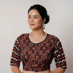 Multicolor - Bagru Dabu Block Printed Cotton Stitched Blouse