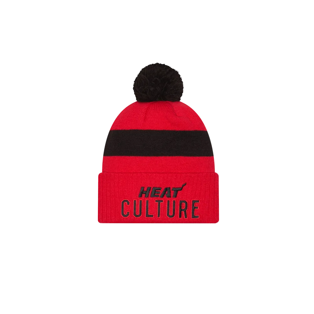 New Era HEAT Culture: Blood Red Stripe Knit