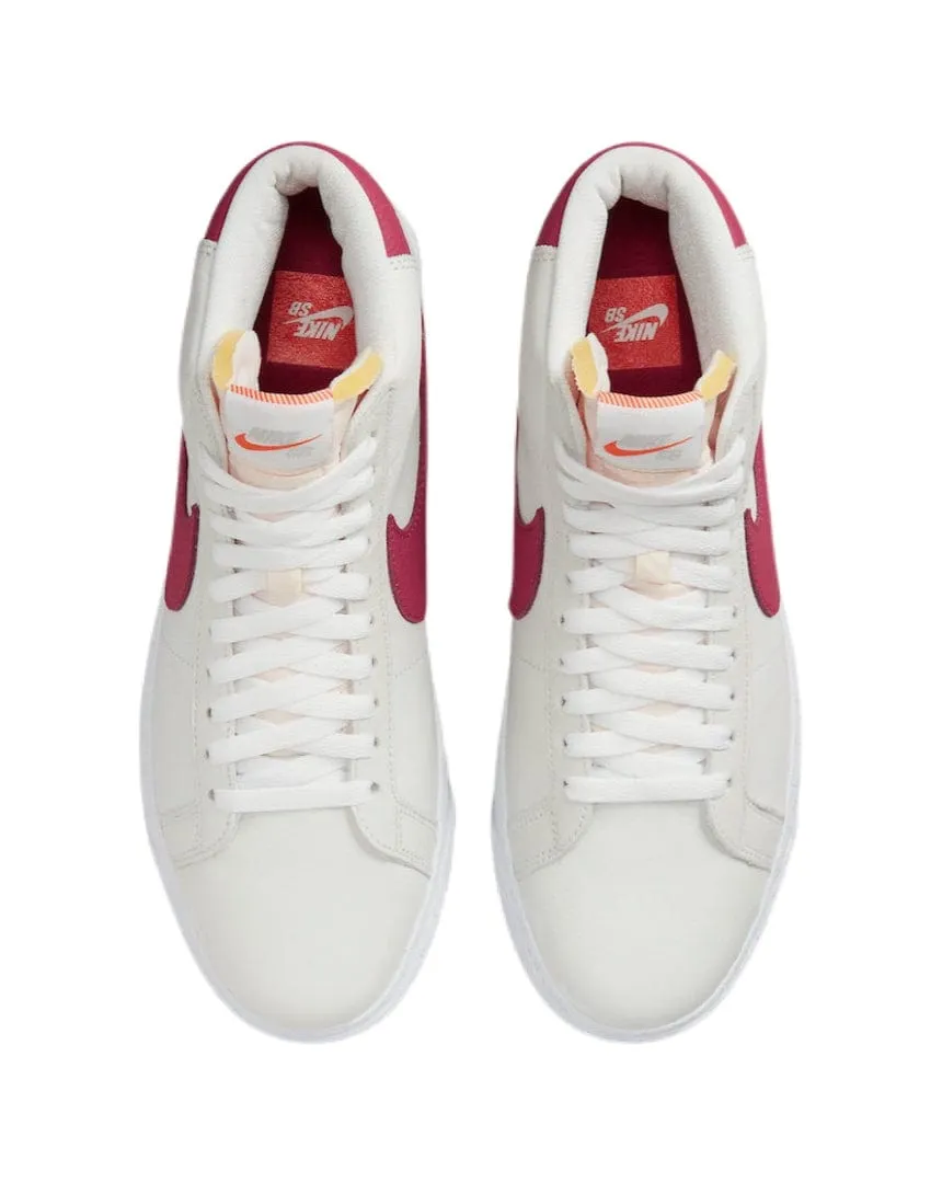 Nike SB Zoom Blazer Mid ISO - White / Sweet Beet / Blanc
