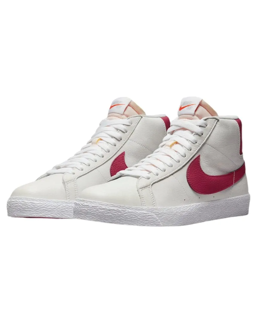 Nike SB Zoom Blazer Mid ISO - White / Sweet Beet / Blanc