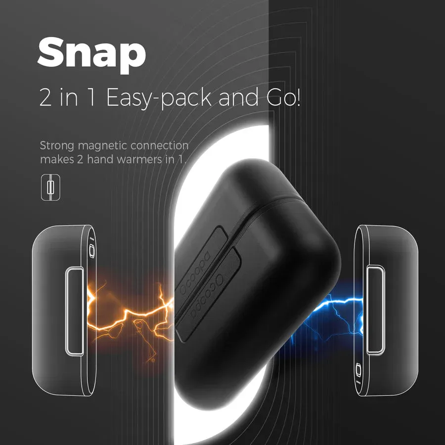 Ocoopa UT2s Rechargeable Hand Warmer - Black