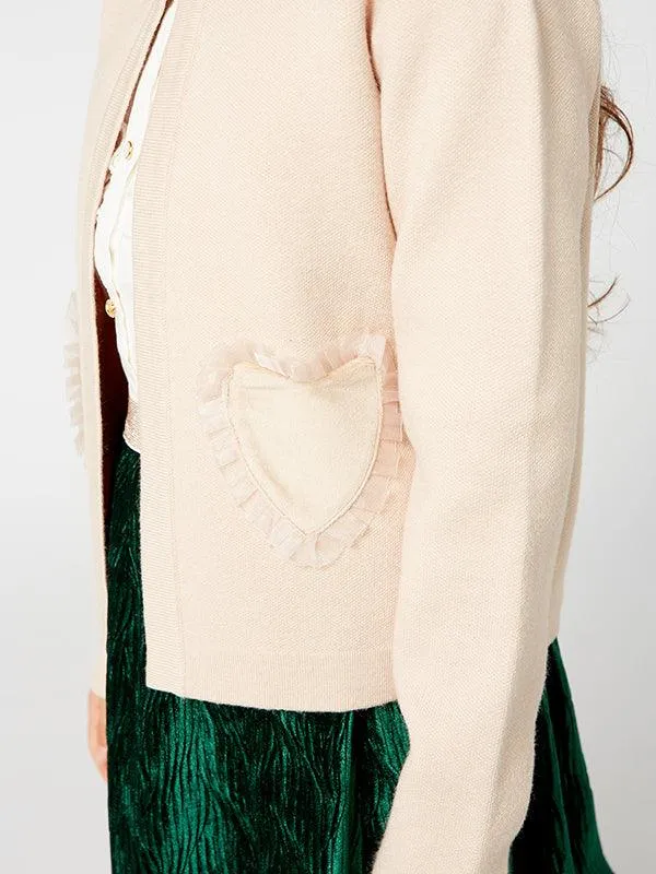 One Friday Beige Cardigan