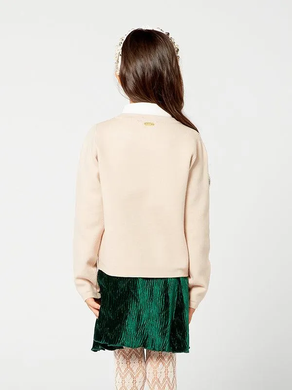 One Friday Beige Cardigan